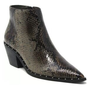 Charles‎ David Plato Women's Snake Print Zip Ankle Booties New Size 10